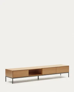 Kave Home Tv-meubel Vedrana 3 Laden Eiken 195x35cm