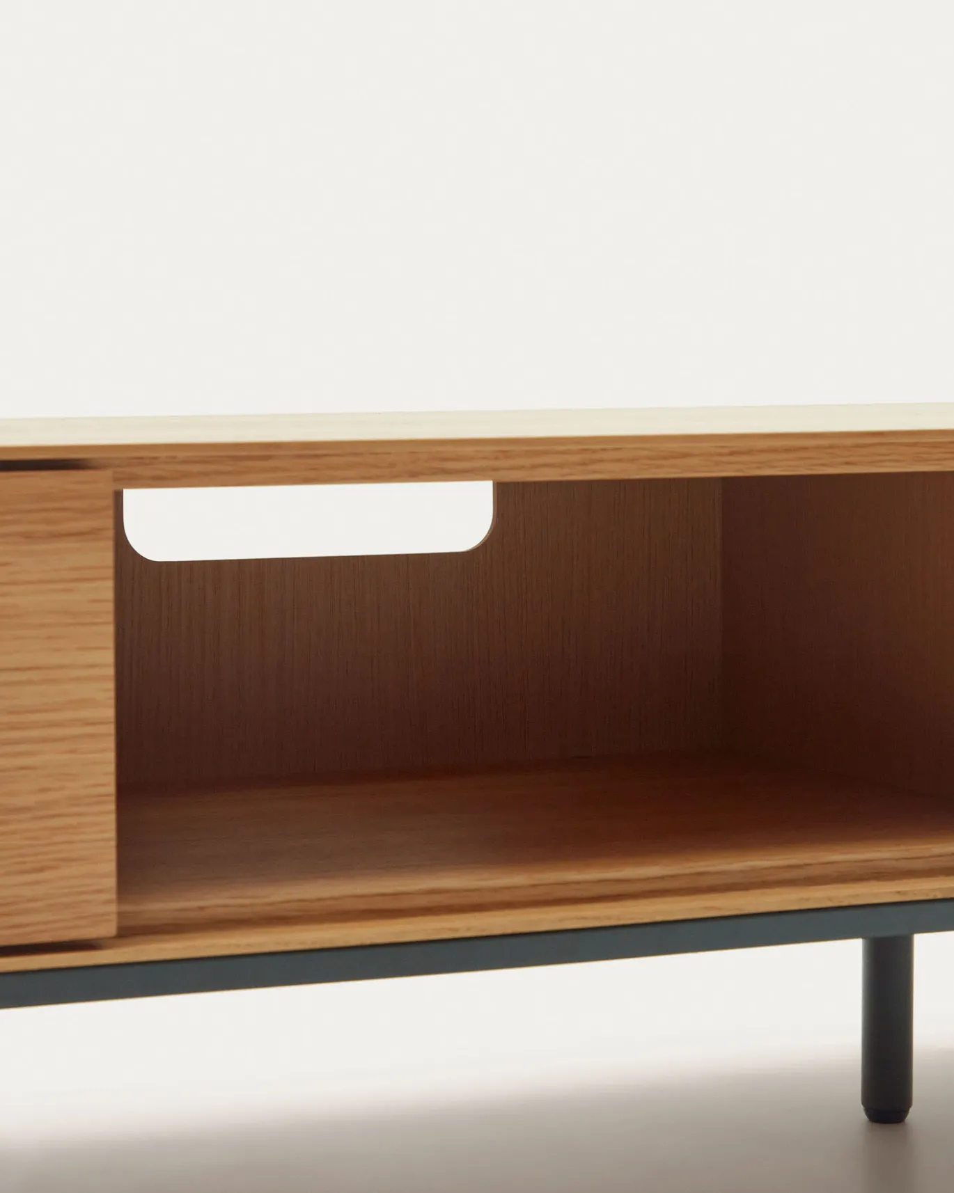 Kave Home Tv-meubel Vedrana 3 Laden Eiken 195x35cm