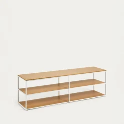 Kave Home Tv-meubel Yoana Naturel/Wit 160cm
