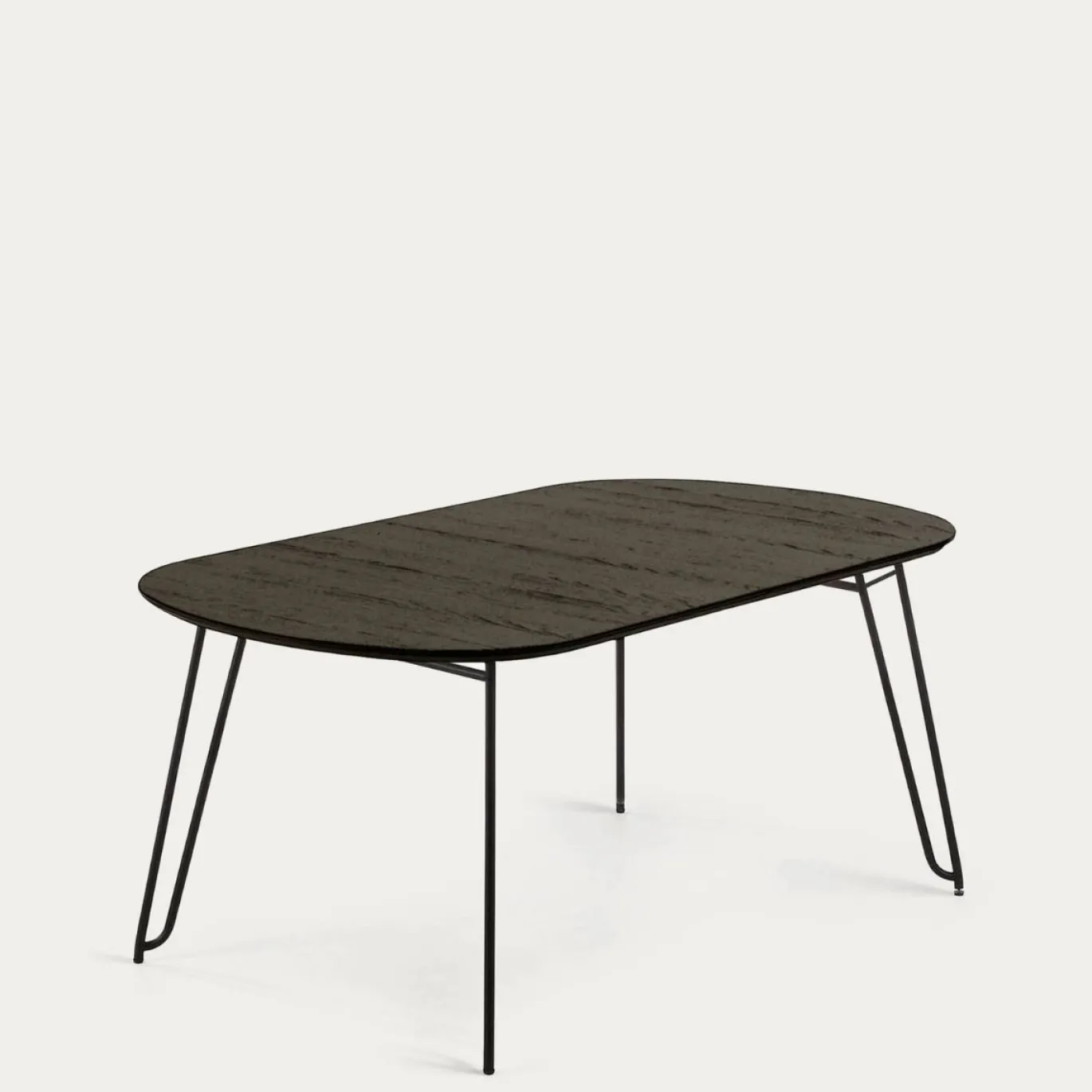 Kave Home Uitschuifbare Eettafel Milan Ovaal 140-220x90cm