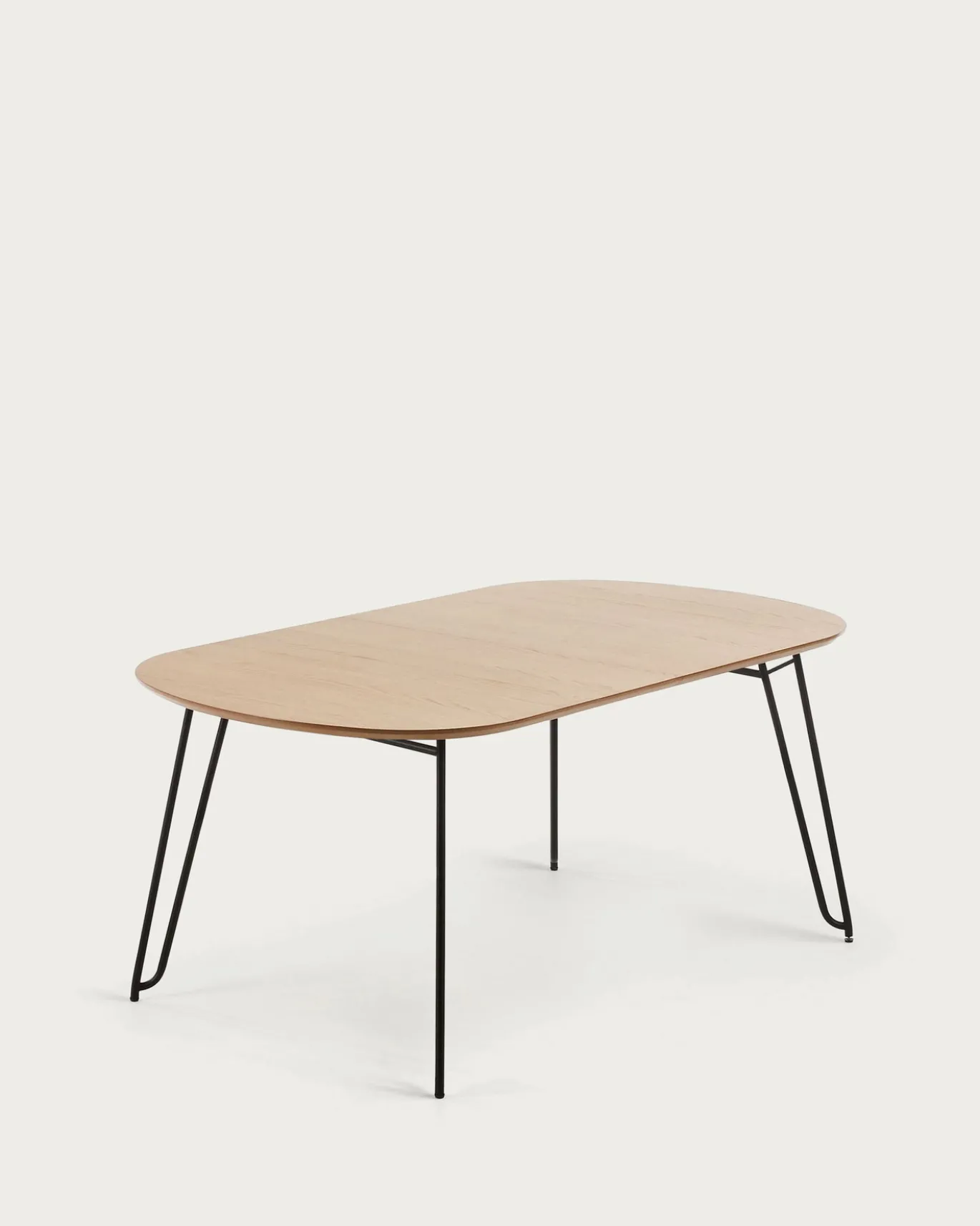 Kave Home Uitschuifbare Eettafel Novac Ovaal 140 (220)x90cm
