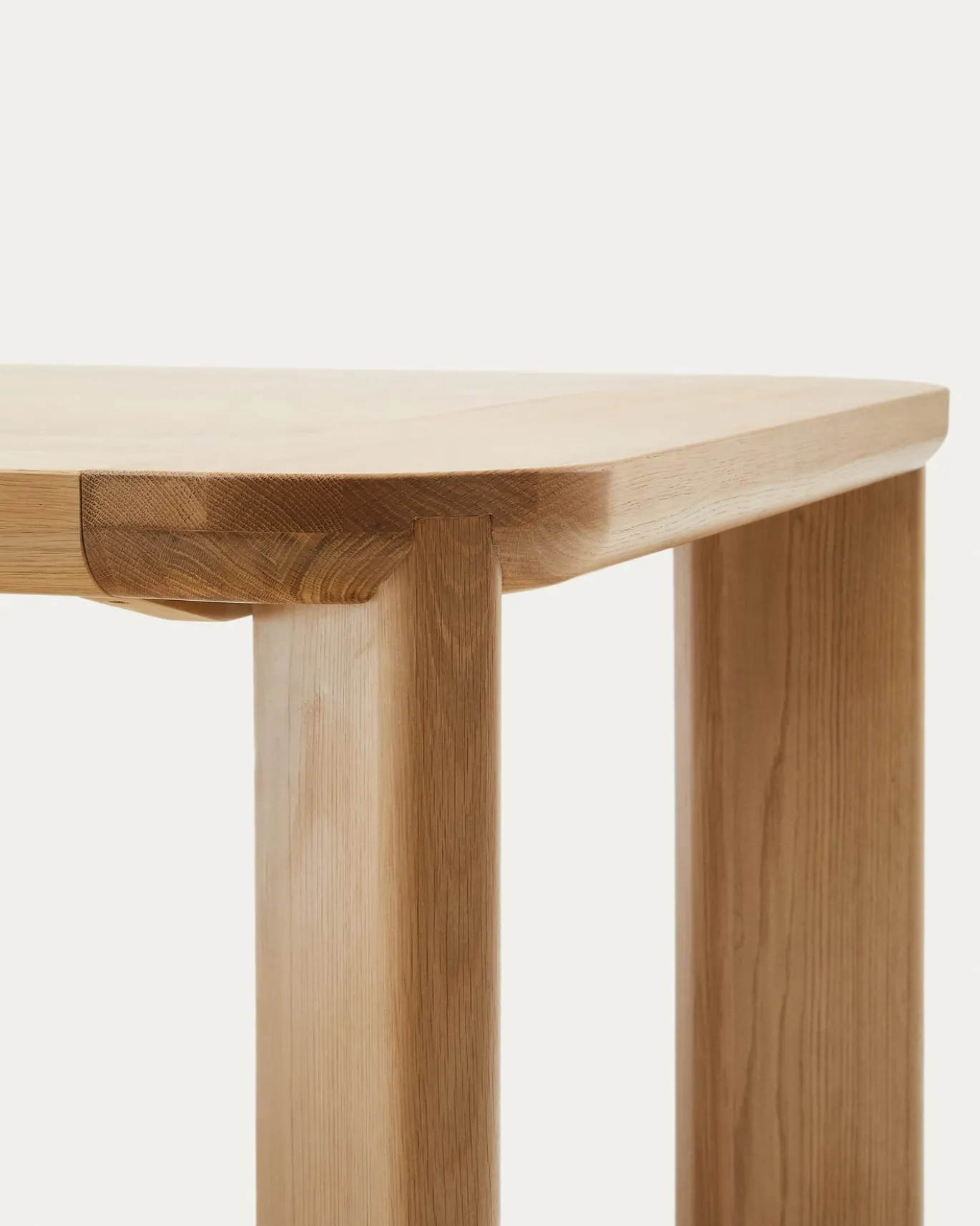 Kave Home Uitschuifbare Tafel Jondal Massief Eikenhout 200-280cm