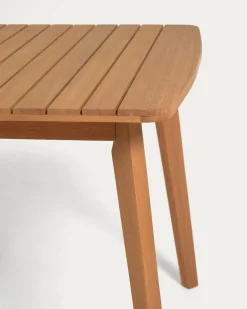Kave Home Uitschuifbare Tafel Elan Notenfineer 200 (260)x100cm.