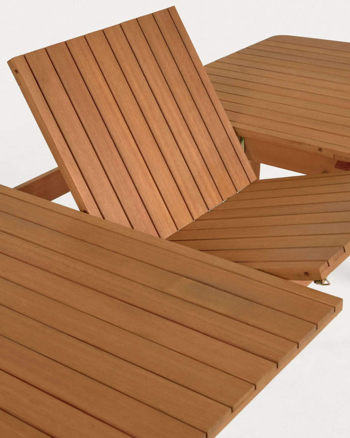 Kave Home Uitschuifbare Tafel Hanzel Massief Eucalyptushout 183-240cm