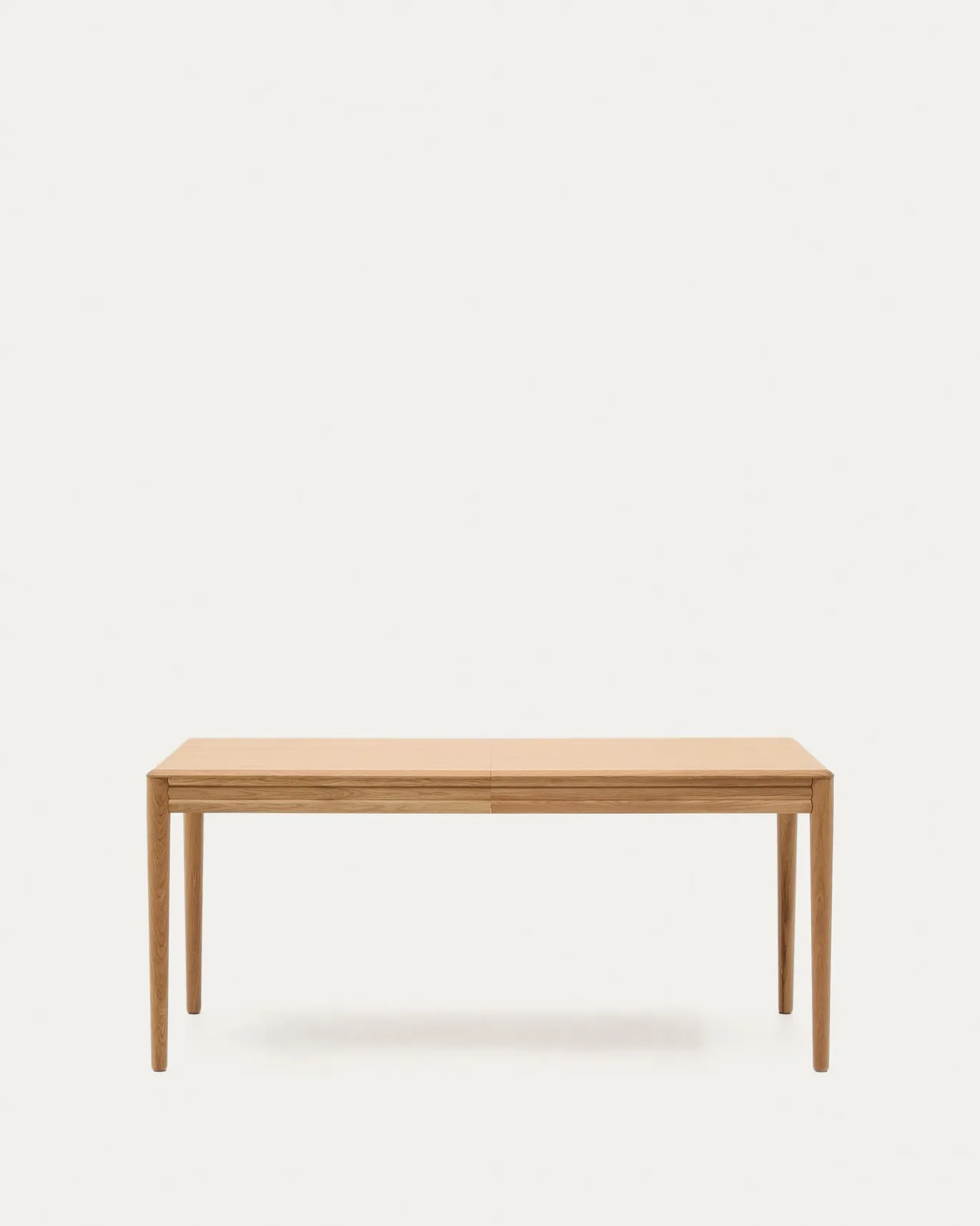 Kave Home Uitschuifbare Tafel Lenon Eikenfineer Naturel 160(200)x90cm