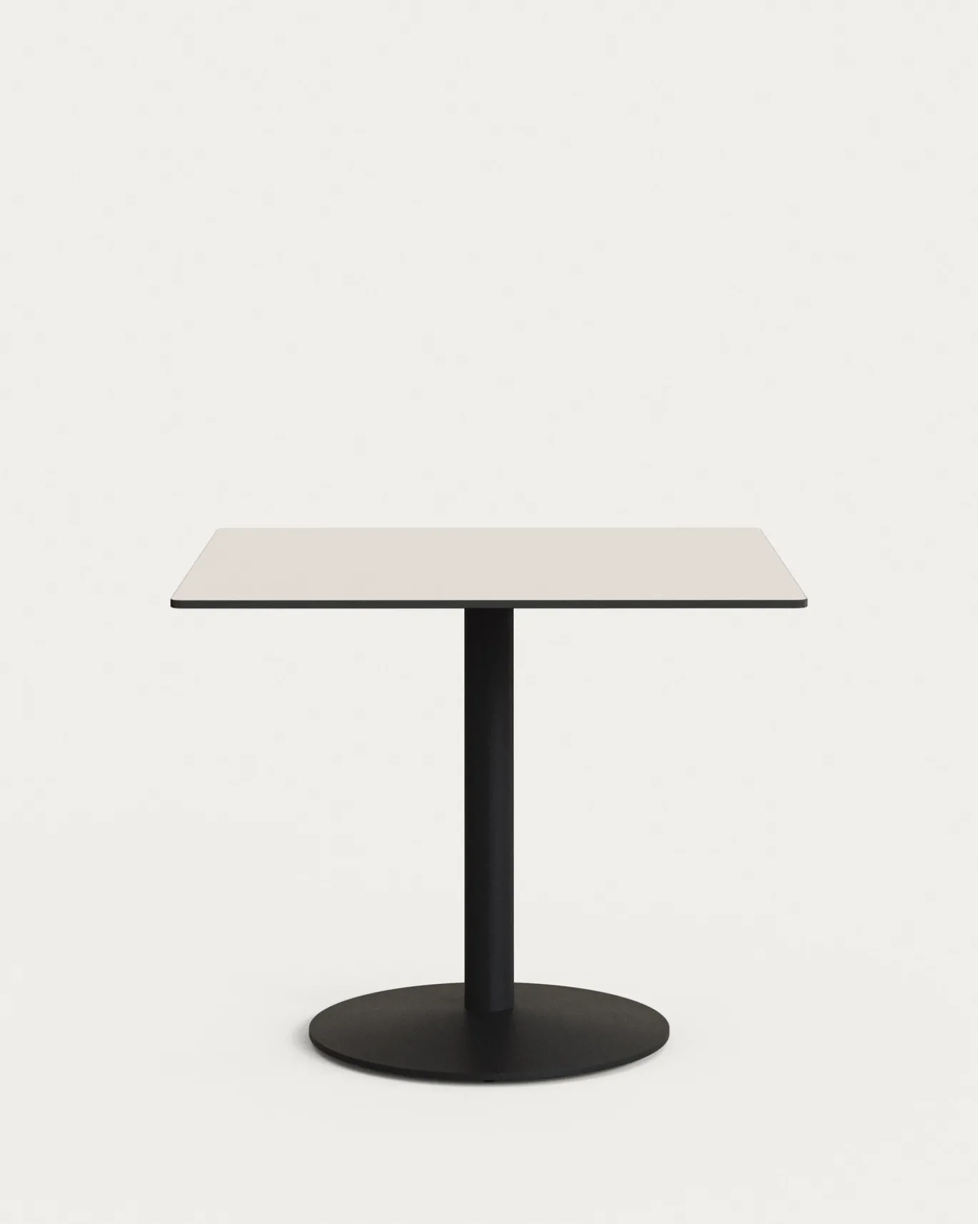 Kave Home Vierkante Bistrotafel Esilda Wit 90x90x70cm
