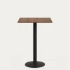 Kave Home Vierkante Bistrotafel Esilda Bruin Hoog 60x60x96cm