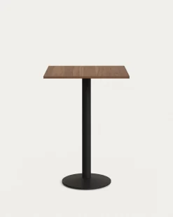 Kave Home Vierkante Bistrotafel Esilda Bruin Hoog 60x60x96cm