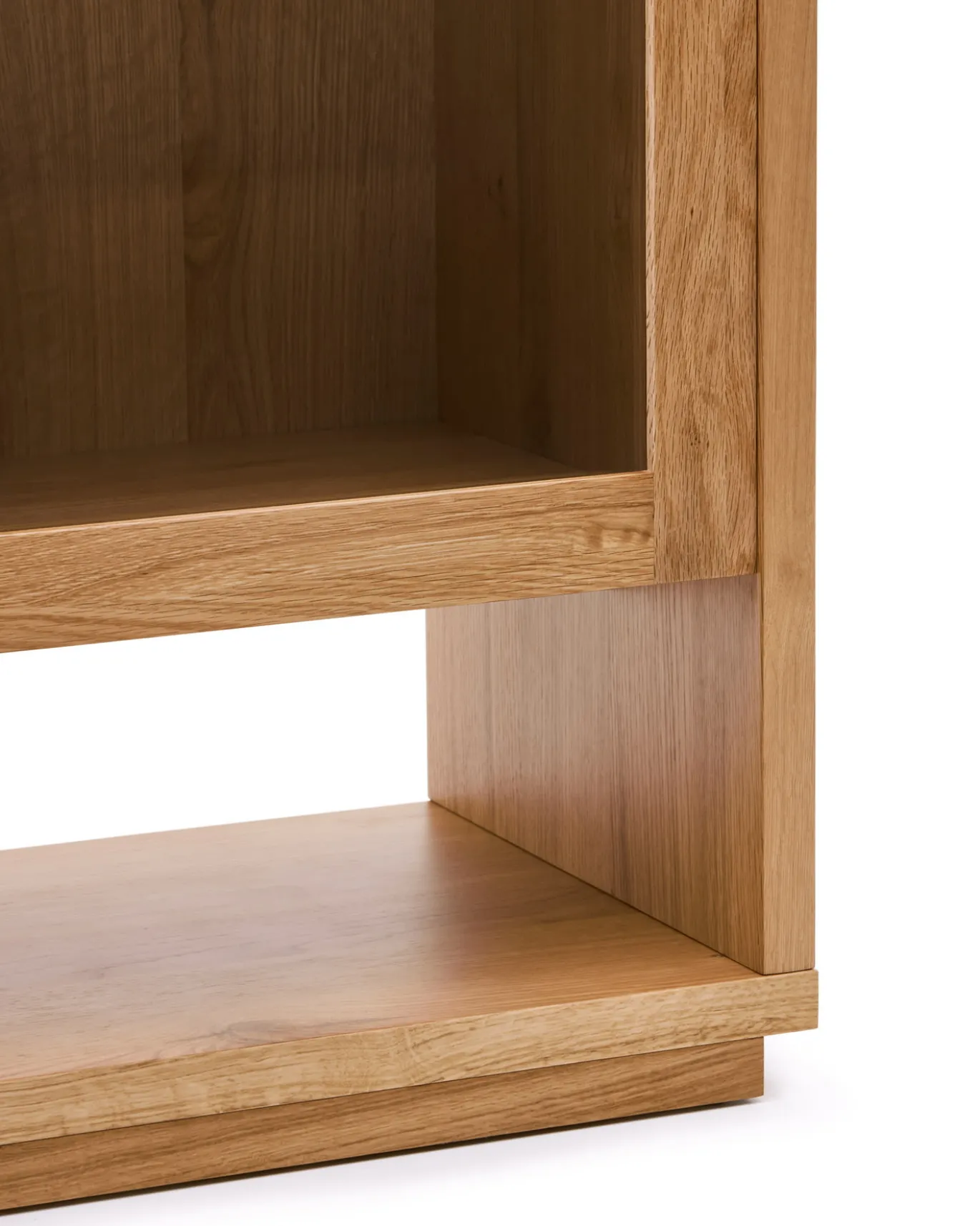 Kave Home Vitrinekast Alguema Eikenfineer Naturel 100x185cm