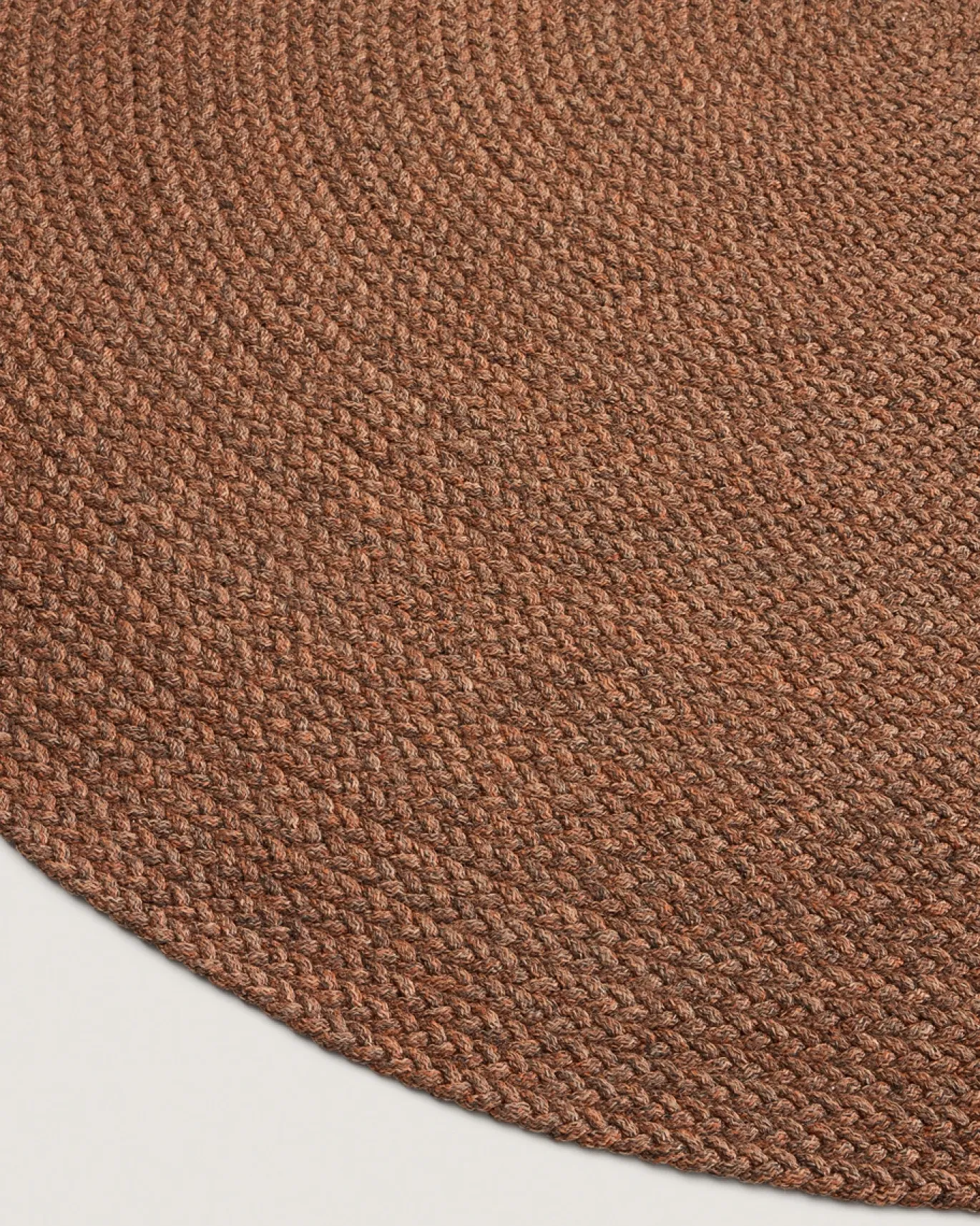 Kave Home Vloerkleed Despas Vezels Terracotta Ø200cm