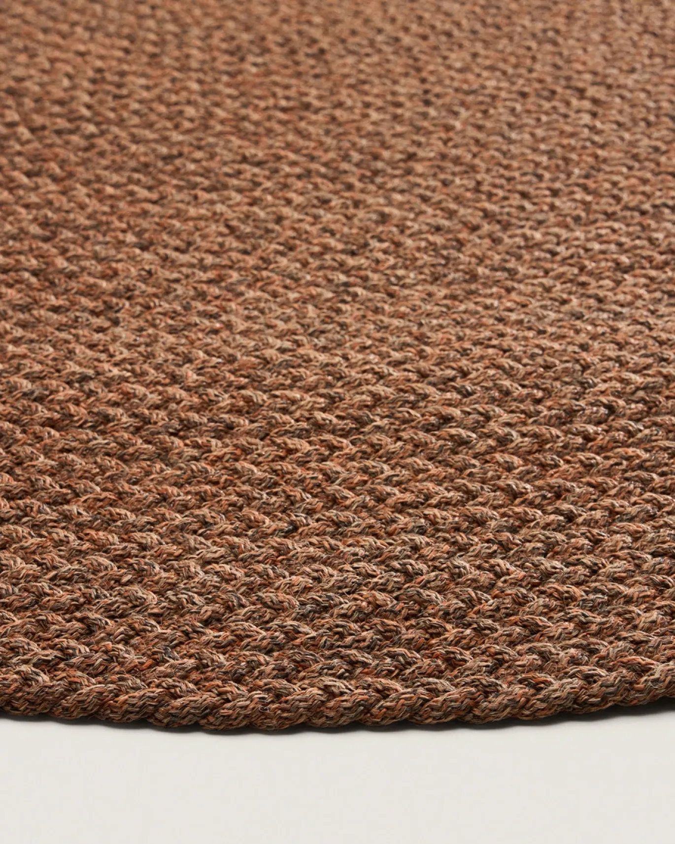 Kave Home Vloerkleed Despas Vezels Terracotta Ø200cm
