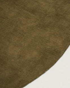 Kave Home Vloerkleed Empuries Groen Rond Ø200cm