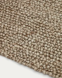 Kave Home Vloerkleed Lubrin Wollen Grijs 200x300cm