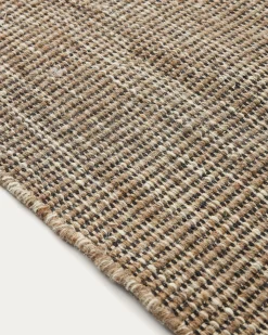 Kave Home Vloerkleed Malenka Bruin Wol 200x300cm