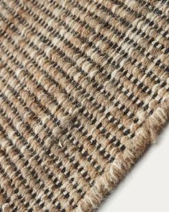 Kave Home Vloerkleed Malenka Bruin Wol 200x300cm