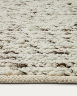 Kave Home Vloerkleed Manilva Wol Bruin 200x300cm