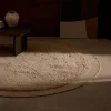 Kave Home Vloerkleed Marely Wol Beige Ø200cm