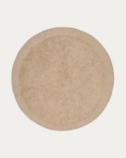 Kave Home Vloerkleed Marely Wol Beige Ø200cm
