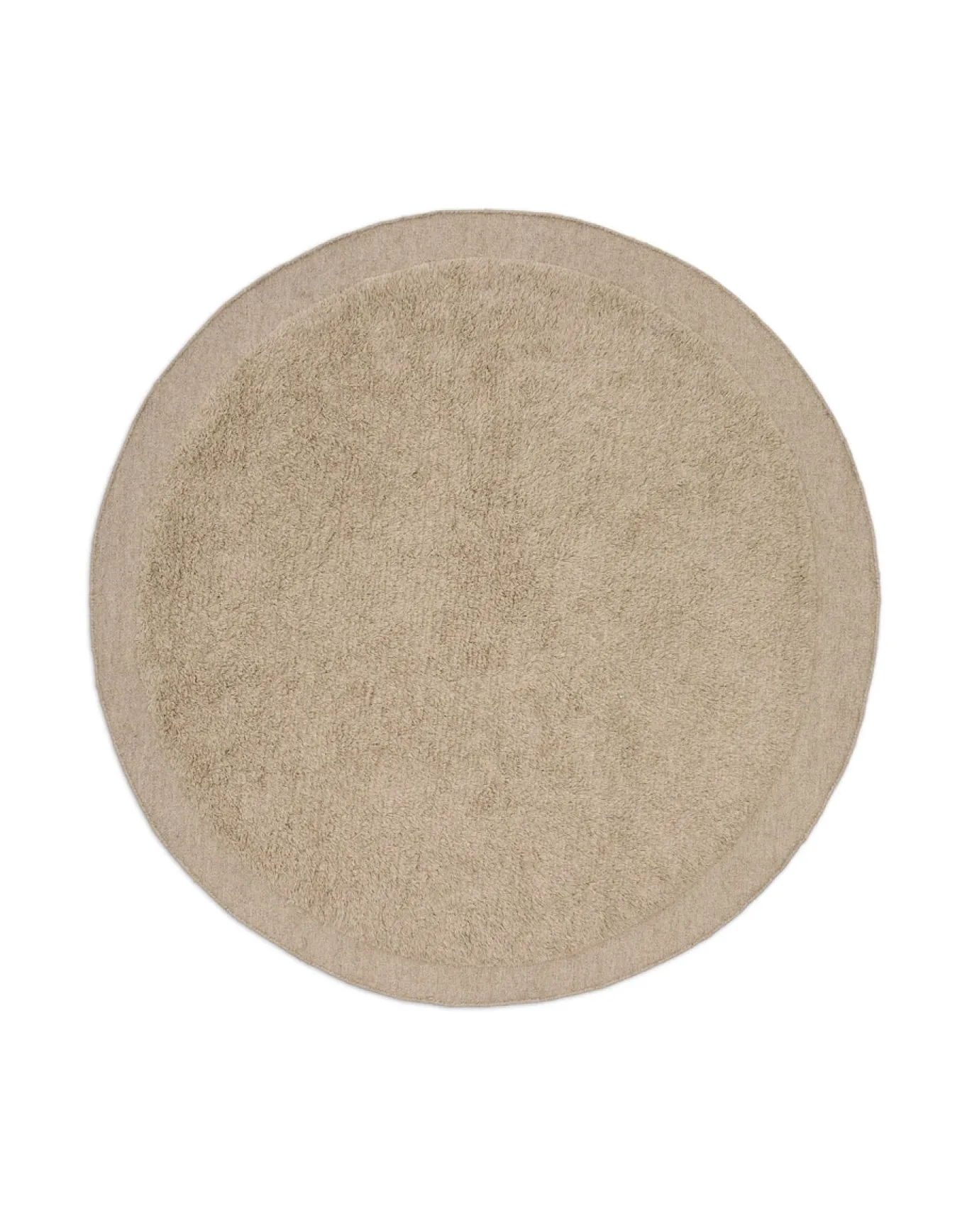 Kave Home Vloerkleed Marely Wol Beige Ø200cm