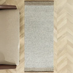Kave Home Vloerkleed Nifelia Beige Wol Jacquardmotief 200x80cm
