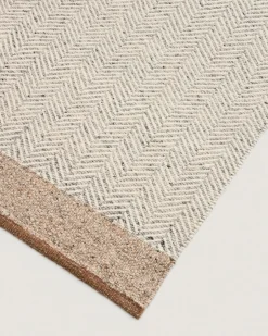 Kave Home Vloerkleed Nifelia Beige Wol Jacquardmotief 200x80cm
