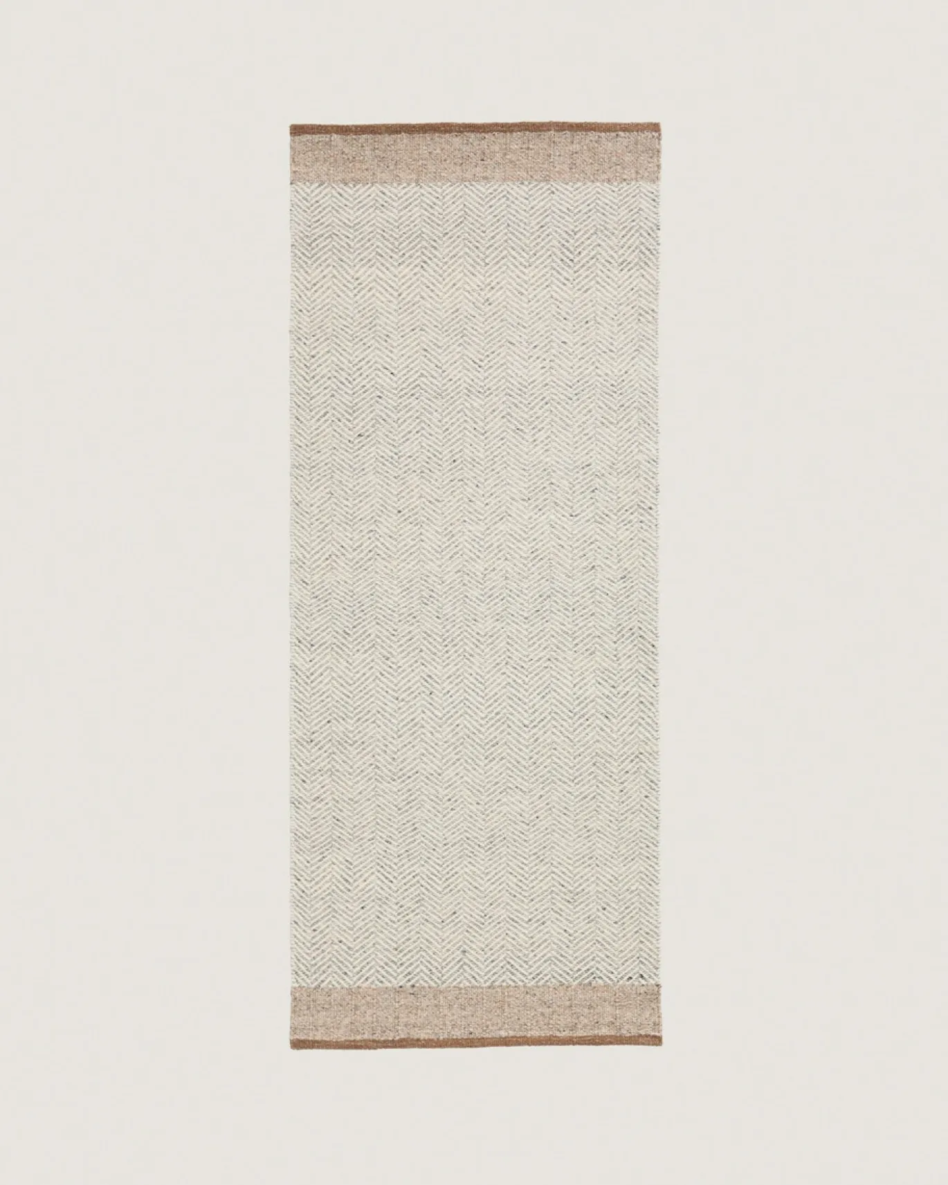 Kave Home Vloerkleed Nifelia Beige Wol Jacquardmotief 200x80cm