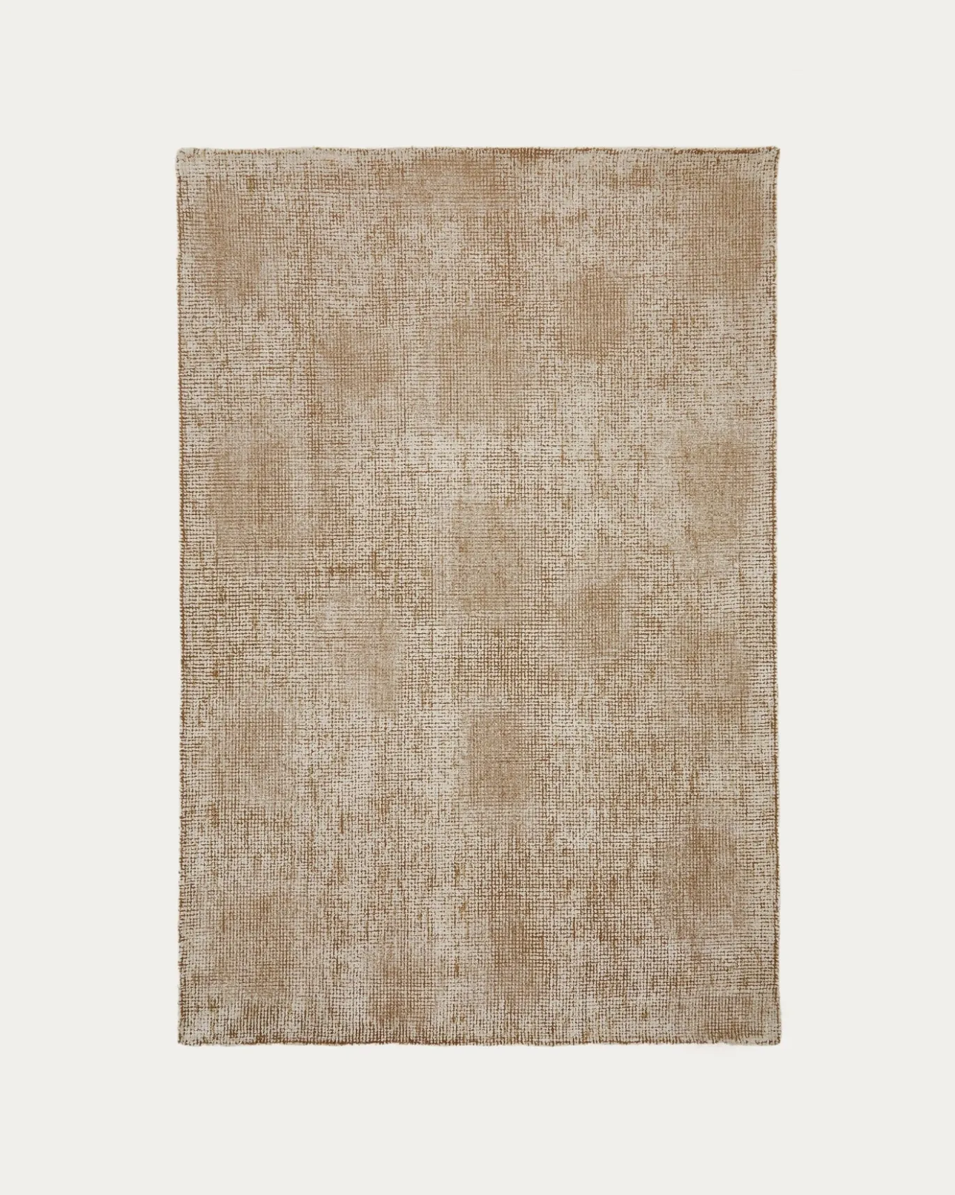 Kave Home Vloerkleed Susi Groen Wol en Bamboe-viscose 160x230cm