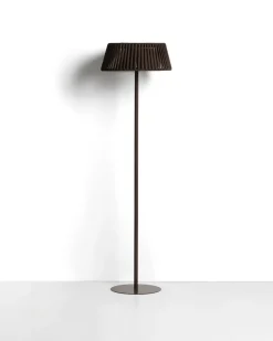 Kave Home Vloerlamp Aldet Outdoor Touw Metaal Bruin Ø46cm