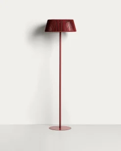 Kave Home Vloerlamp Aldet Outdoor Touw Metaal Terracotta Ø46cm