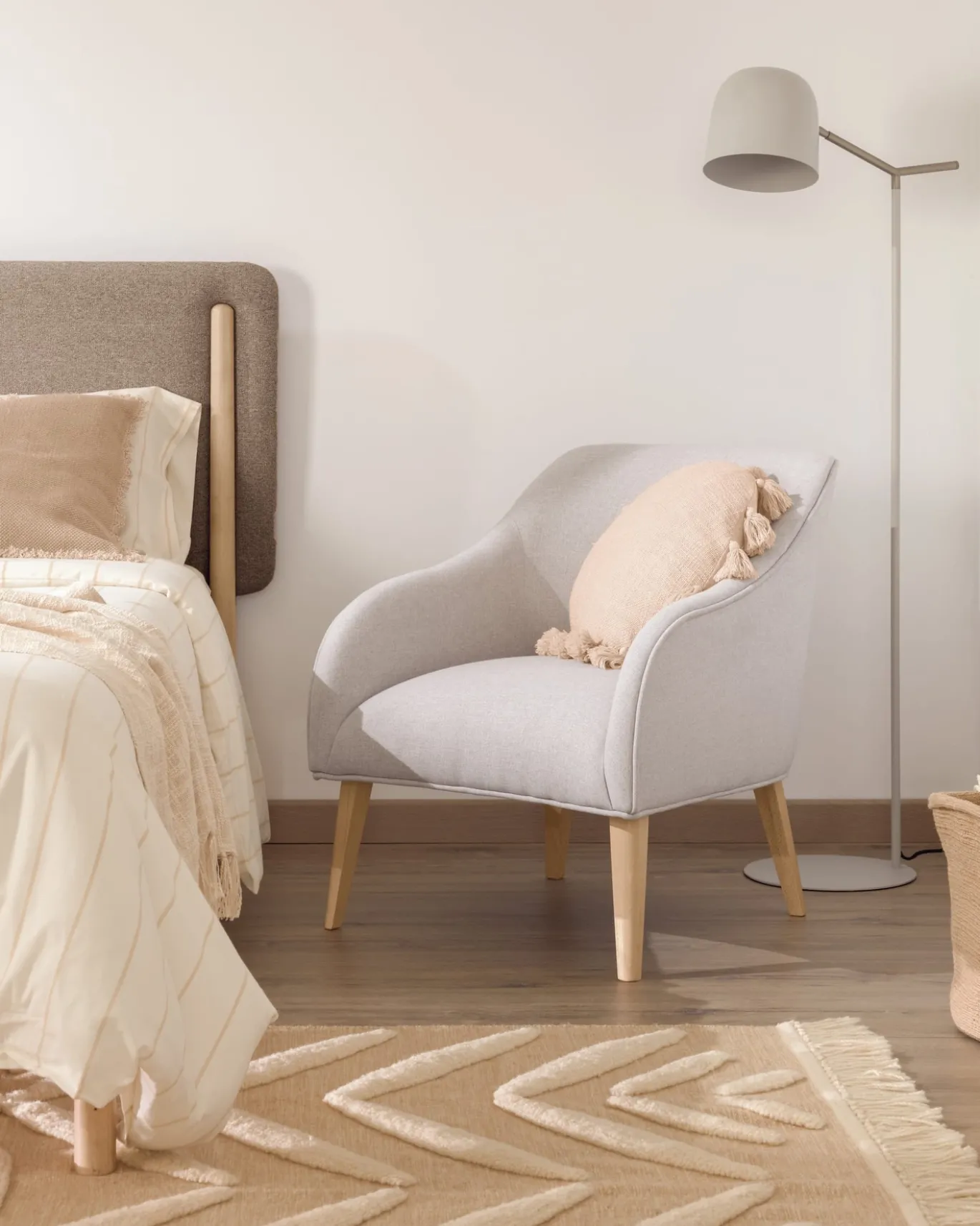 Kave Home Vloerlamp Alish Beige