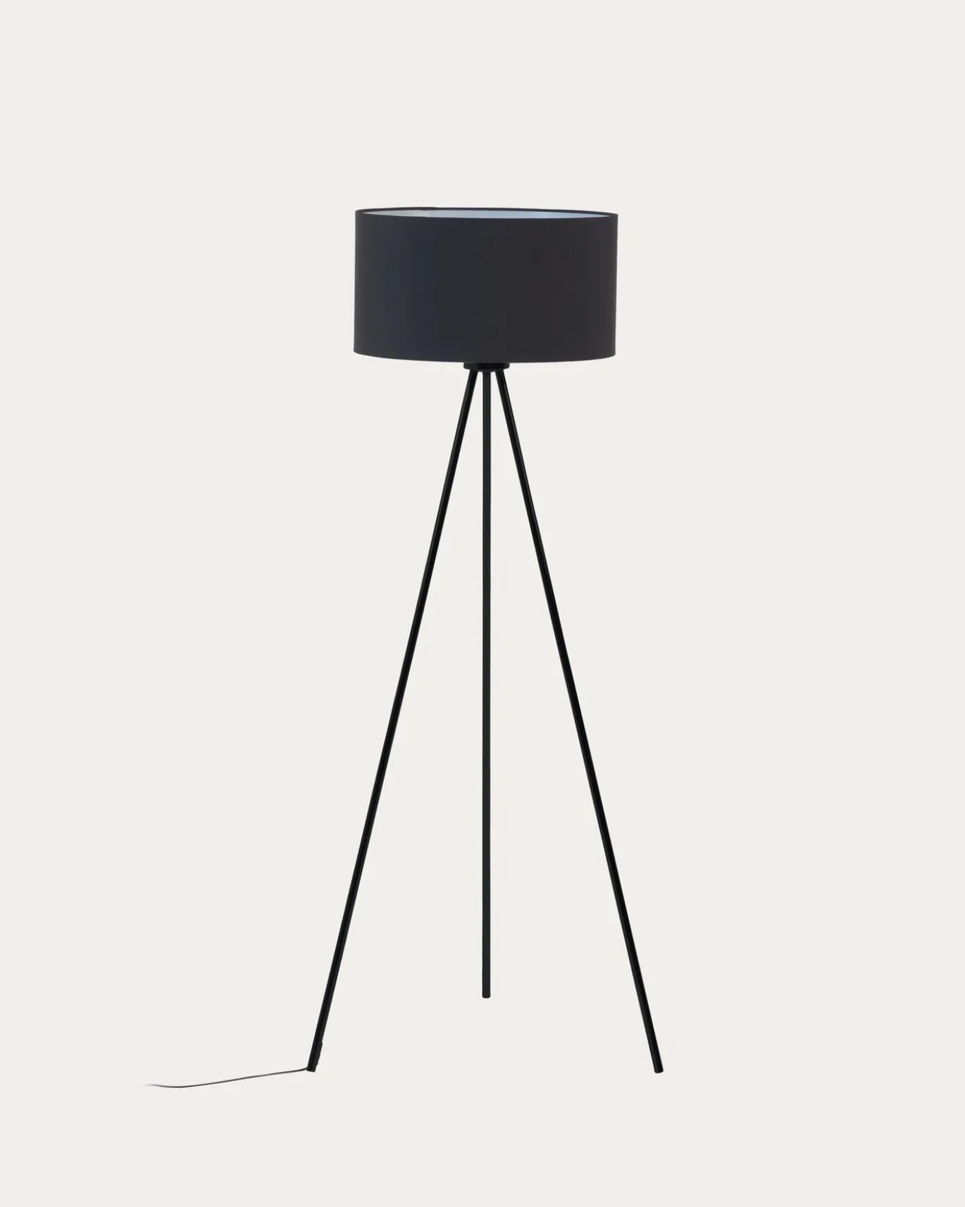 Kave Home Vloerlamp Ikia Metaal Zwart