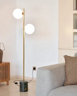 Kave Home Vloerlamp Lonela Marmer Groen