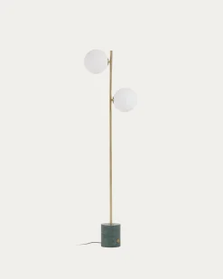 Kave Home Vloerlamp Lonela Marmer Groen