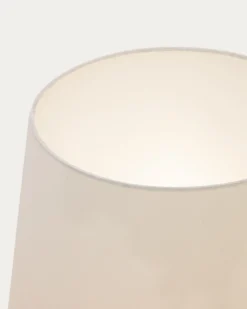 Kave Home Vloerlamp Marga Massief Hout Naturel
