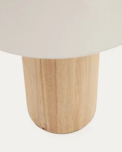 Kave Home Vloerlamp Marga Massief Hout Naturel