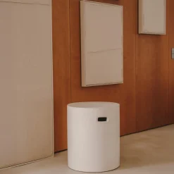 Kave Home Voetsteun Aiguablava Wit Cement Ø37cm