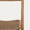 Kave Home Vouwstoel Dandara Massief Acaciahout Beige Touw