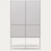 Kave Home Wandkast Vedrana 4 Deuren Wit 97,5x160cm