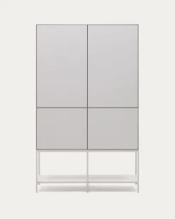 Kave Home Wandkast Vedrana 4 Deuren Wit 97,5x160cm