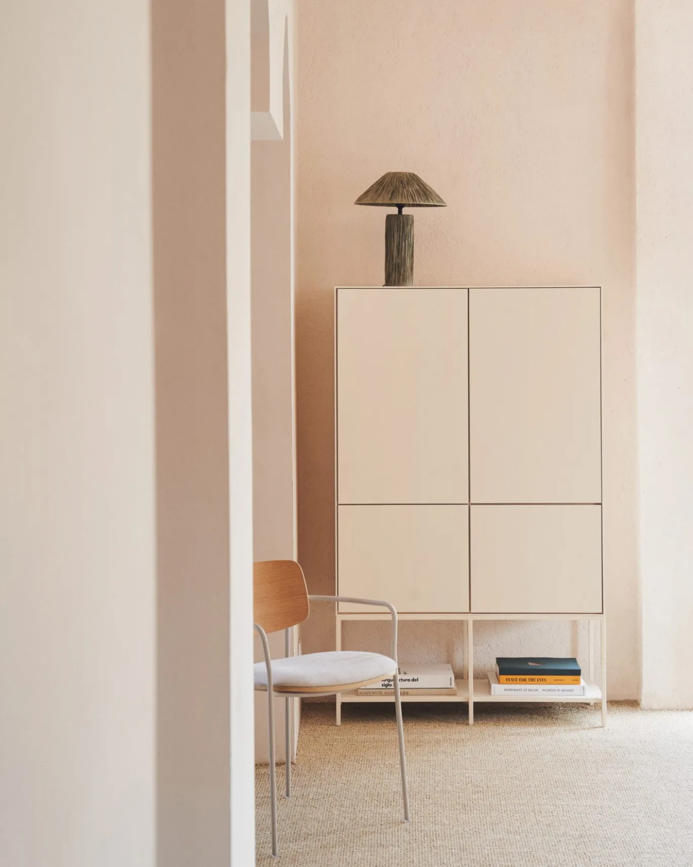 Kave Home Wandkast Vedrana 4 Deuren Wit 97,5x160cm