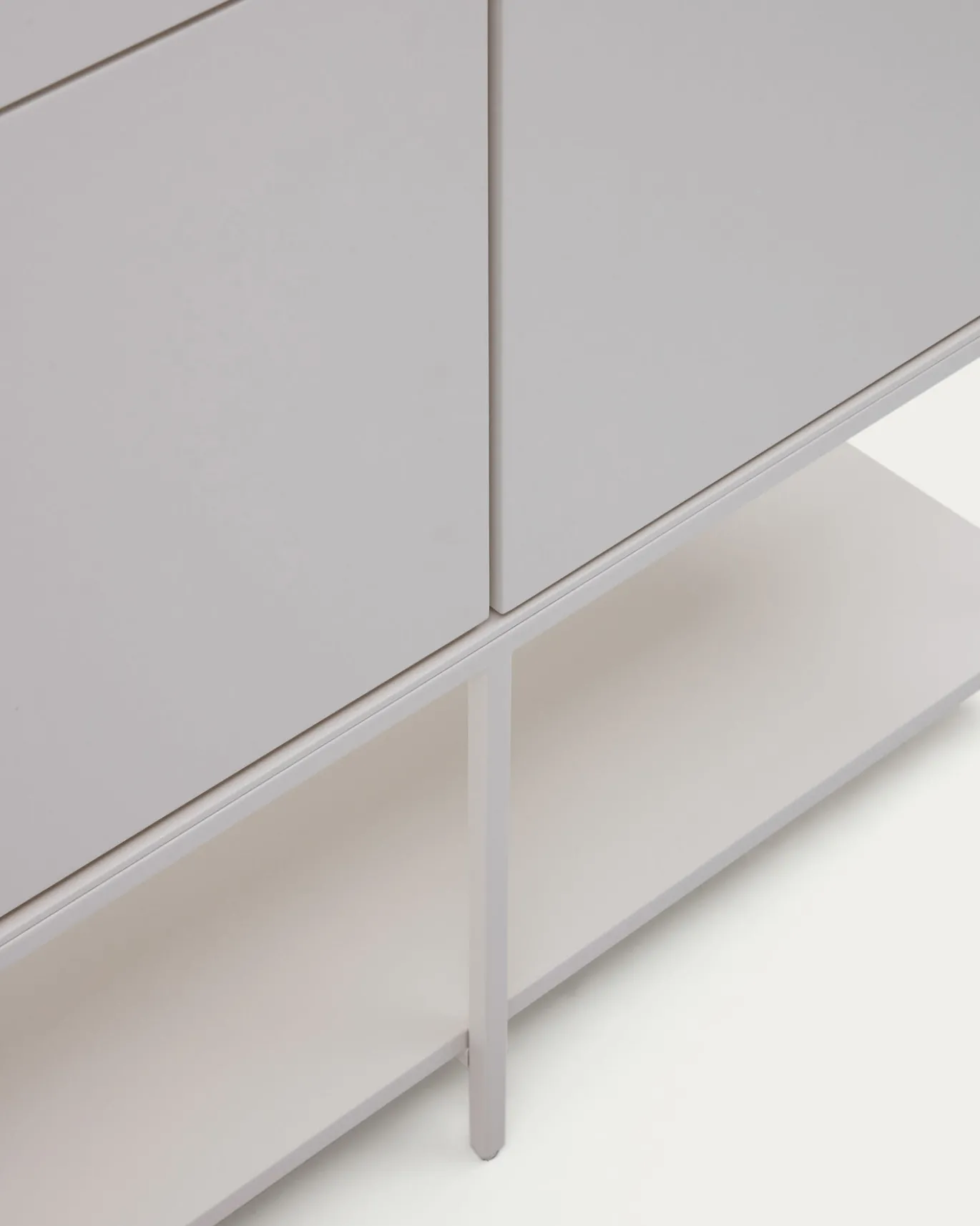 Kave Home Wandkast Vedrana 4 Deuren Wit 97,5x160cm