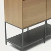 Kave Home Wandkast Vedrana 4-deurs Eiken 97,5x160cm