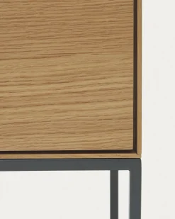 Kave Home Wandkast Vedrana 4-deurs Eiken 97,5x160cm