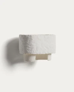 Kave Home Wandlamp Bedala Papier-maché Wit