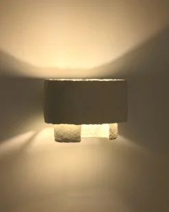 Kave Home Wandlamp Bedala Papier-maché Wit