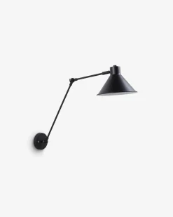 Kave Home Wandlamp Dione Zwart