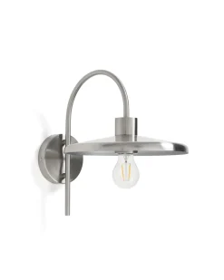 Kave Home Wandlamp Nuvira Zilver Geborsteld Metaal