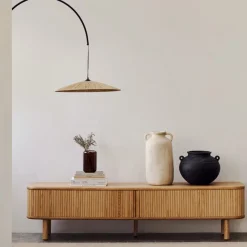 Kave Home Wandlamp Rosella Naturel Raffia