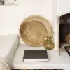 Kave Home Wandpaneel Melya Massief Houten Mungur Ø48cm