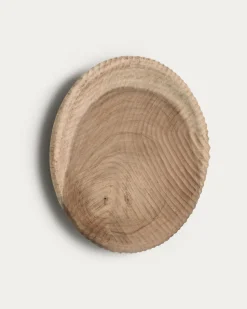 Kave Home Wandpaneel Melya Massief Houten Mungur Ø48cm
